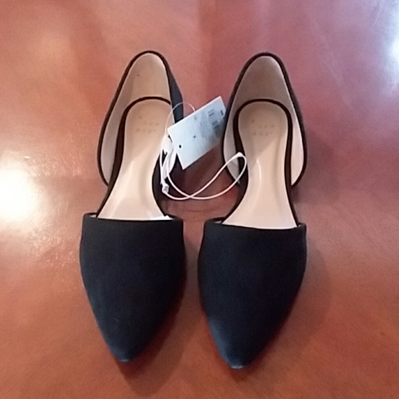 a new day Shoes - A new day black faux suede shoes
